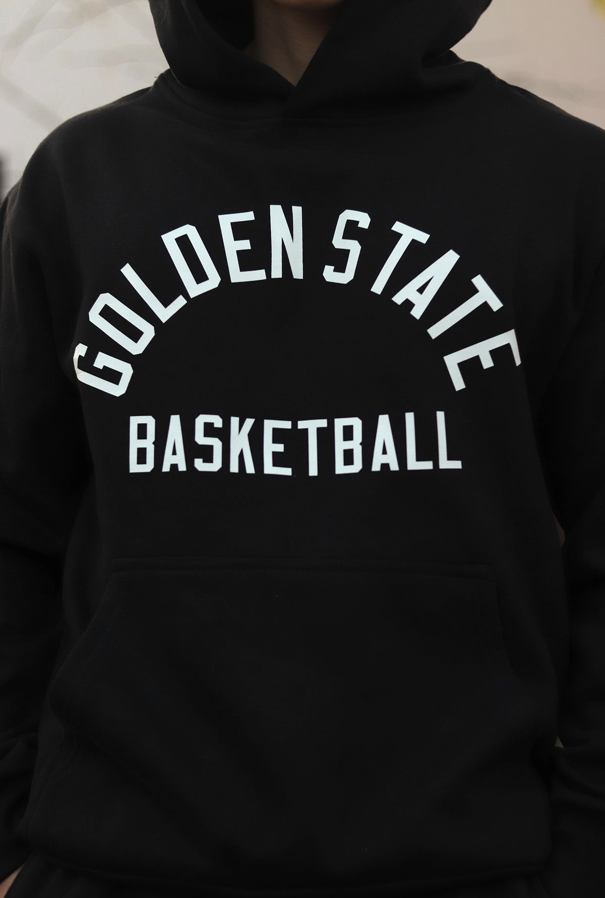 Golden State Warriors Heavyweight Hoodie - Black