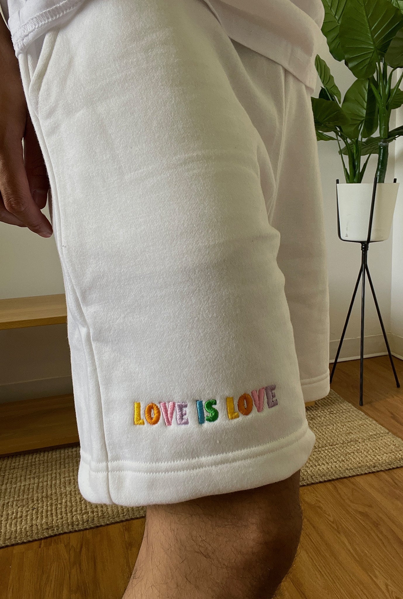 P/C x Care Bears Love is Love Shorts - White