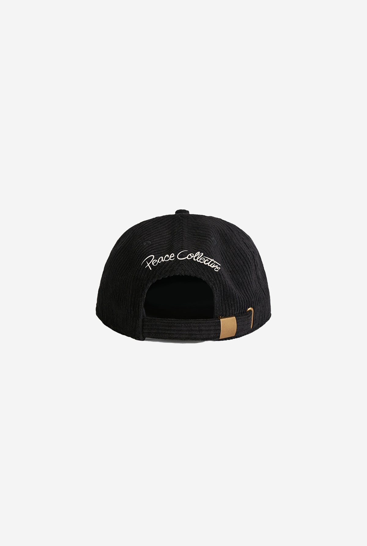 Peace Varsity Corduroy Cap - Black
