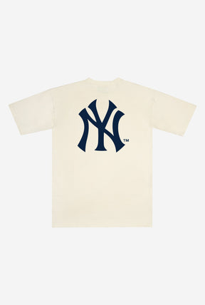 New York Yankees Heavyweight T Shirt - Natural