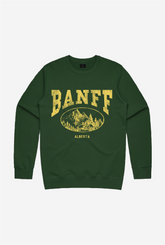 Banff Vintage Crewneck - Forest Green