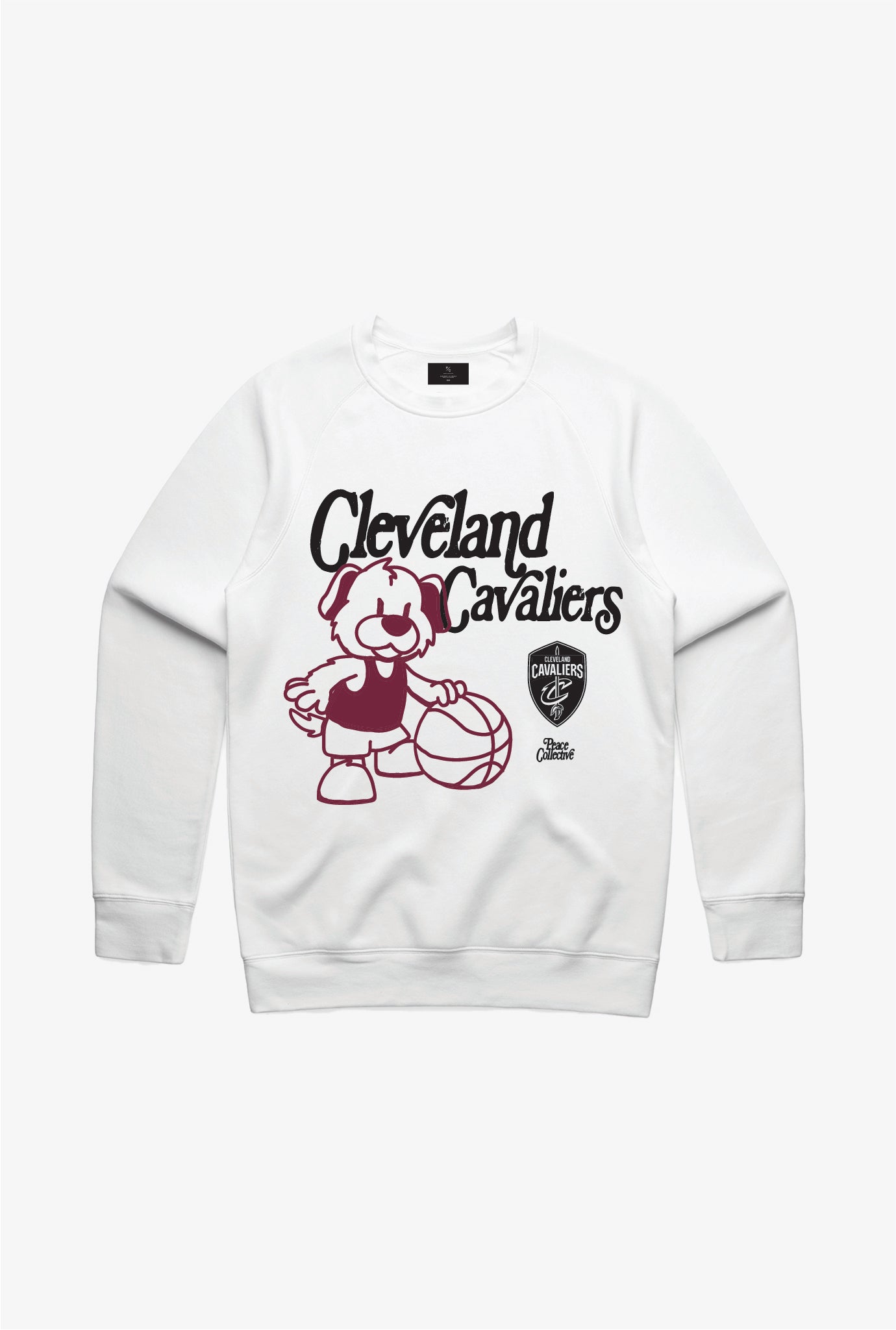 Cleveland Cavaliers Mascot Crewneck - White