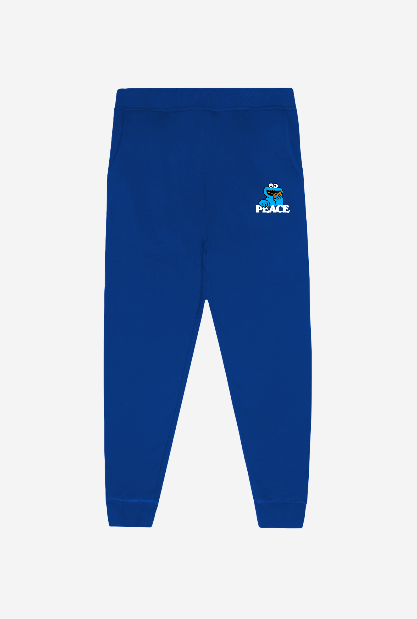 Cookie Monster Peace Jogger - Royal Blue