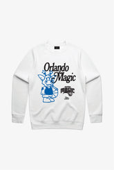 Orlando Magic Mascot Crewneck - White