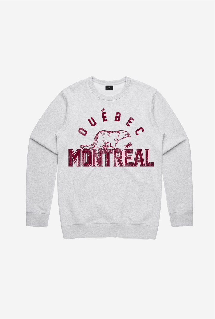 Montreal Vintage Crewneck - Grey