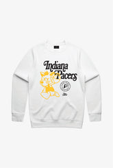 Indiana Pacers Mascot Crewneck - White