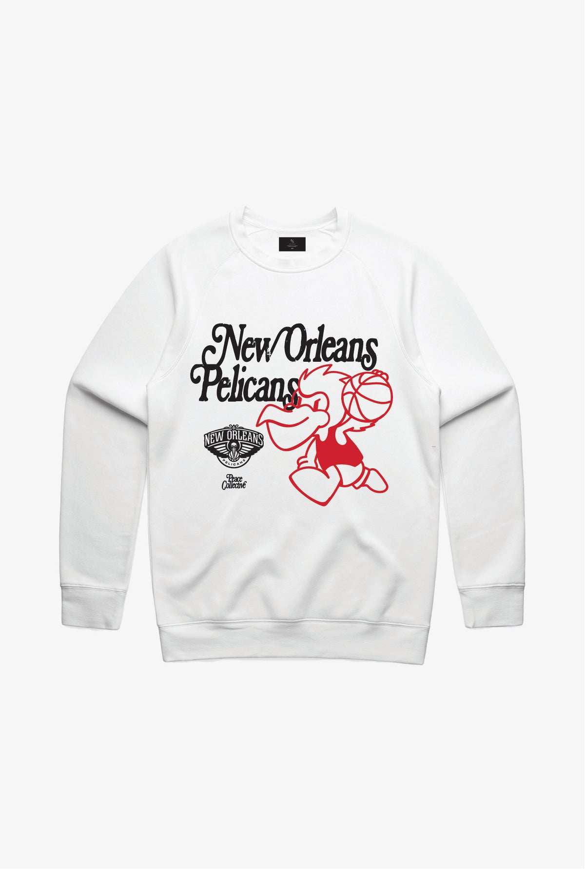 New Orleans Pelicans Mascot Crewneck - White