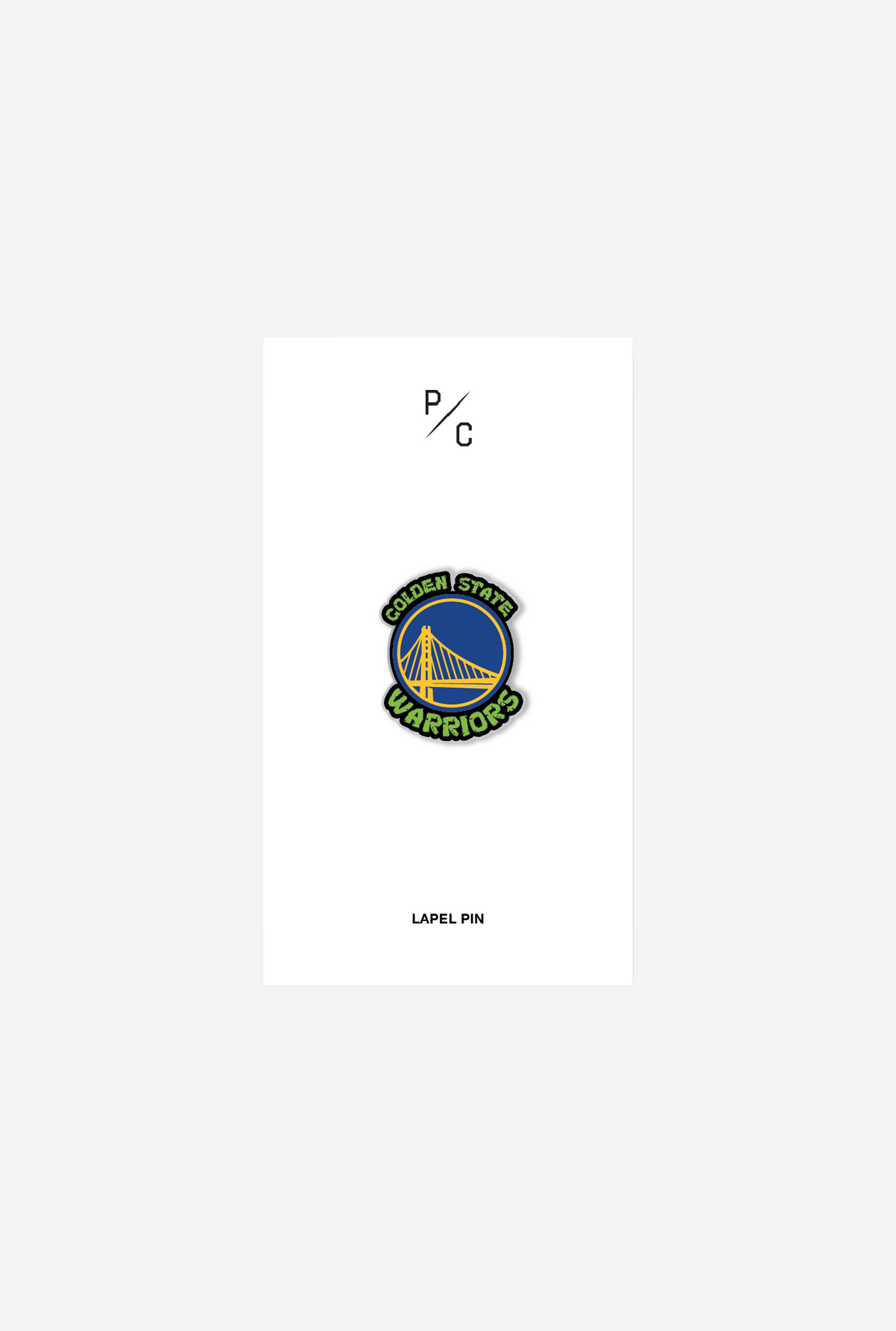 P/C x TMNT Golden State Warriors Lapel Pin