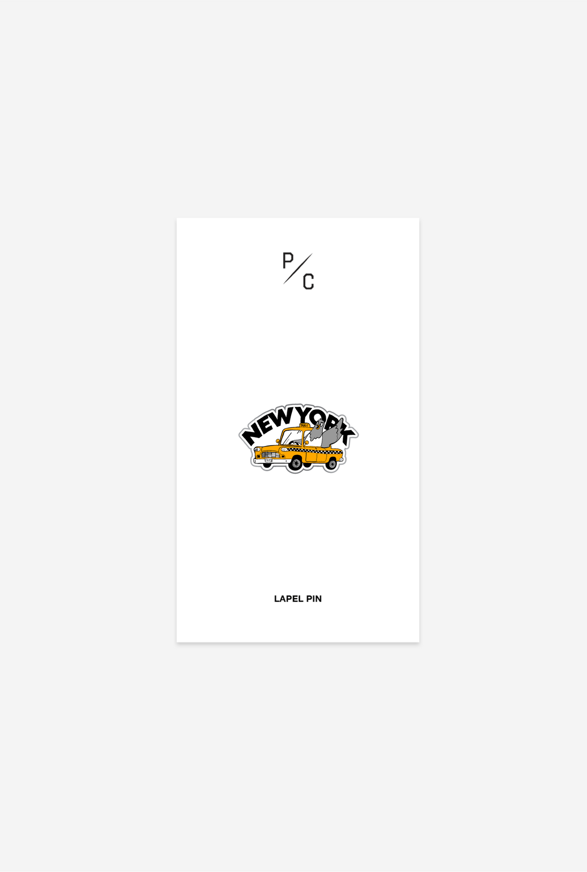 New York Pigeon Taxi Lapel Pin