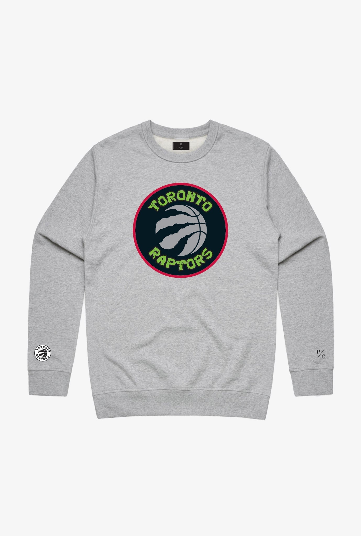 P/C x TMNT Toronto Raptors Logo Crewneck - Grey