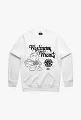 Washington Wizards Mascot Crewneck - White